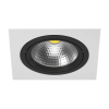 Светильник Встраиваемый Lightstar INTERO 111 QUADRO i81607 Белый, Черный, Металл / Лайтстар
