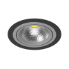 Светильник Встраиваемый Lightstar INTERO 111 ROUND i91709 Черный, Серый, Металл / Лайтстар