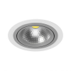 Светильник Встраиваемый Lightstar INTERO 111 ROUND i91609 Белый, Серый, Металл / Лайтстар