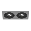 Светильник Встраиваемый Lightstar INTERO 16 DOUBLE QUADRO GU10 i5290707 Черный, Серый, Металл / Лайтстар