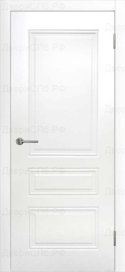 Межкомнатная дверь ПГ Честер Белая Эмаль