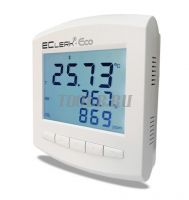 Рэлсиб EClerk-Eco-М-RHTС-11 Измеритель-регистратор температуры, относительной влажности, уровня CO2 в воздухе, с дисплеем фото