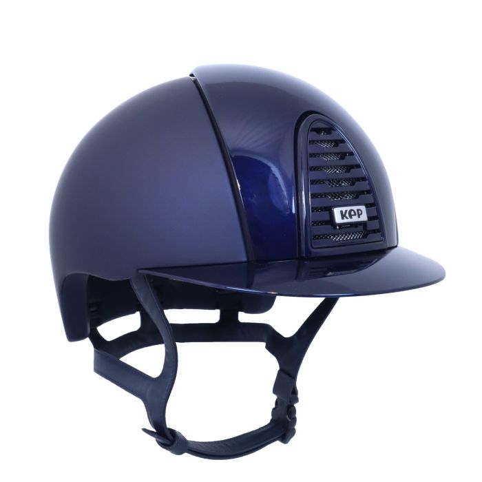 Шлем (жокейка) KEP Italia cromo 2.0 blue textile multi polish
