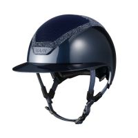 Шлем (жокейка) Kask Star Lady Pure Shine 2.0 Crystals Frame Navy Starry Night Limited Edition