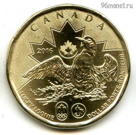 Канада 1 доллар 2016