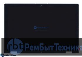 Модуль (Матрица, экран, дисплей + тачскрин)  Dell Inspiron 13 7347 черный с рамкой