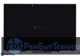 Модуль (Матрица, экран, дисплей + тачскрин)  Lenovo X1 Yoga черный с рамкой