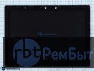 Модуль (Матрица, экран, дисплей + тачскрин)  Lenovo Miix 720-12IKB черный с рамкой