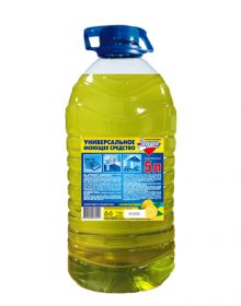 Золушка универсальное моющее средство, 5 л, Лимон (бутылка ПЭТ)