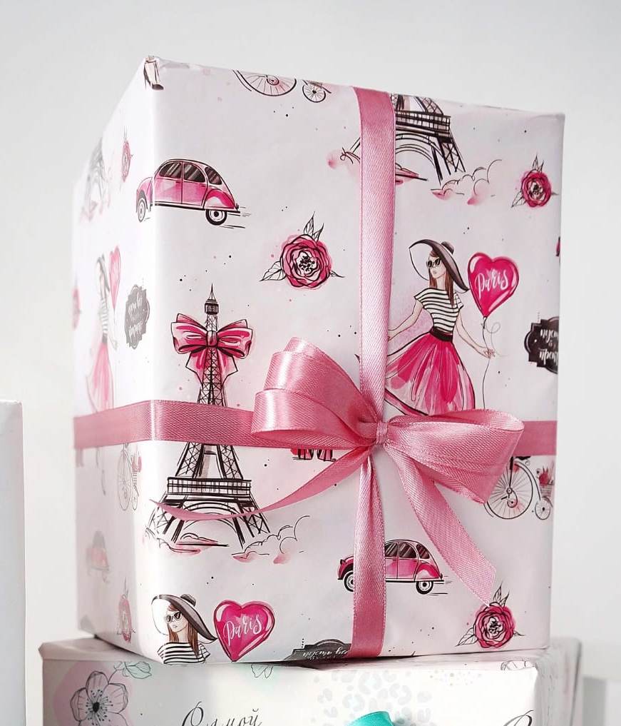 Упаковочный набор Парижанка для ваших подарков