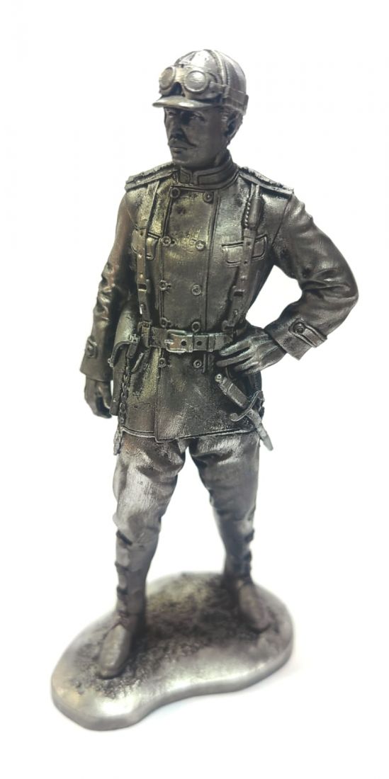 Фигурка Офицер 1-й автомобильной  пулеметной роты, 1916 олово