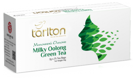 Чай цейлонский зеленый Tarlton Молочный Улун, 25 пак., Шри-Ланка
