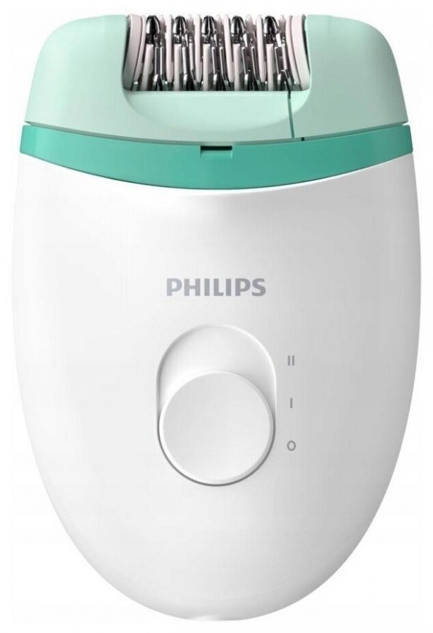 Эпилятор Philips BRE224, белый/зелёный