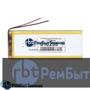 Аккумулятор Li-Pol (батарея) 3*42*105мм 2pin 3.7V/1700mAh