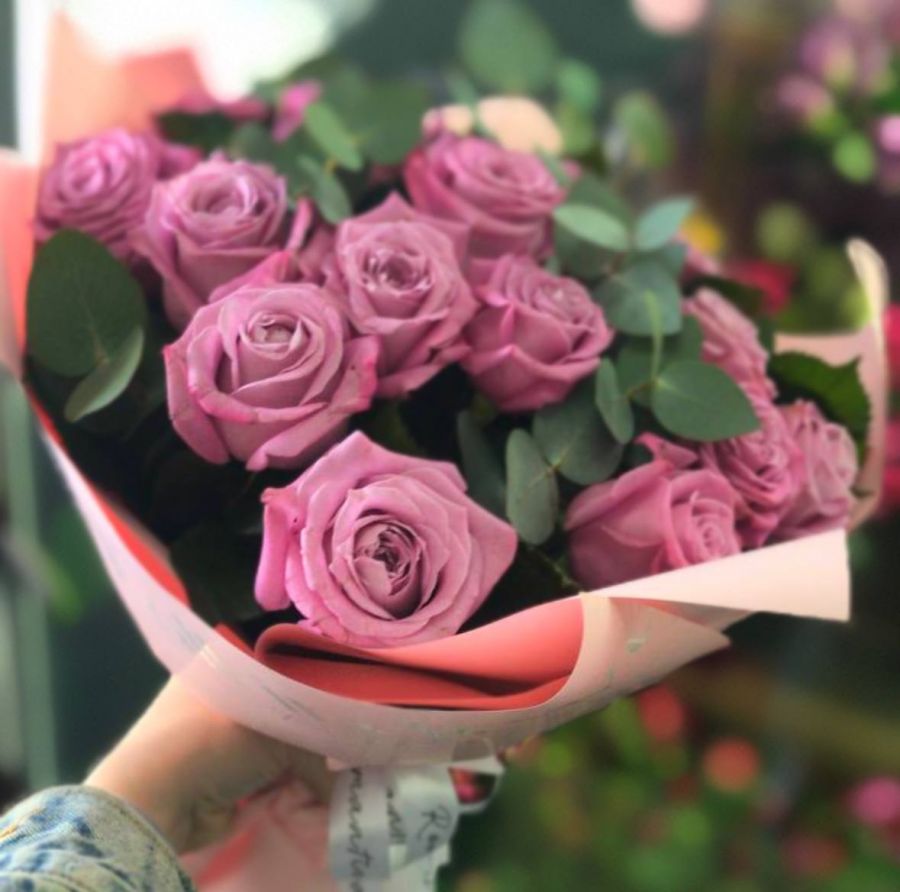 Букет из 21 розы «Для леди»
