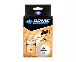 Мячики для настольного тенниса Donic Jade 40+, 6 шт, белый + оранжевый 