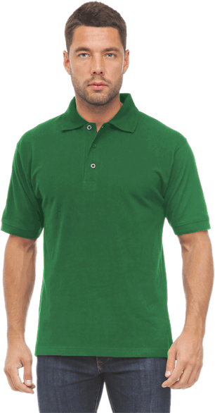 Рубашка поло, зеленая (Бел 543.05)