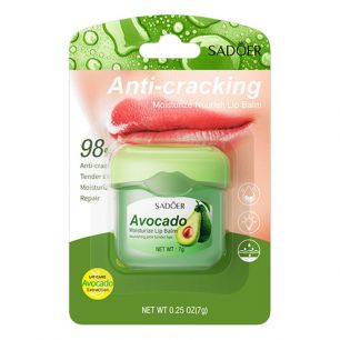 Увлажняющий бальзам для губ с маслом авокадо SADOER.(29803)