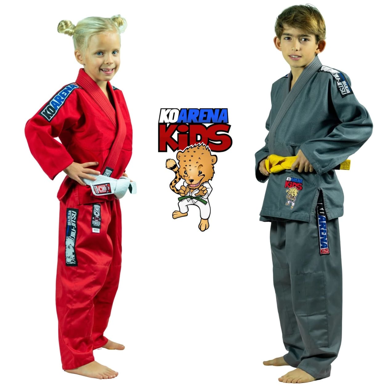 Детское кимоно Koarena Chita V2 Red-Grey