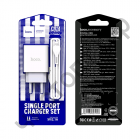 СЗУ HOCO C81A  1 USB, 2100mA, с кабелем Apple 8 pin, белый