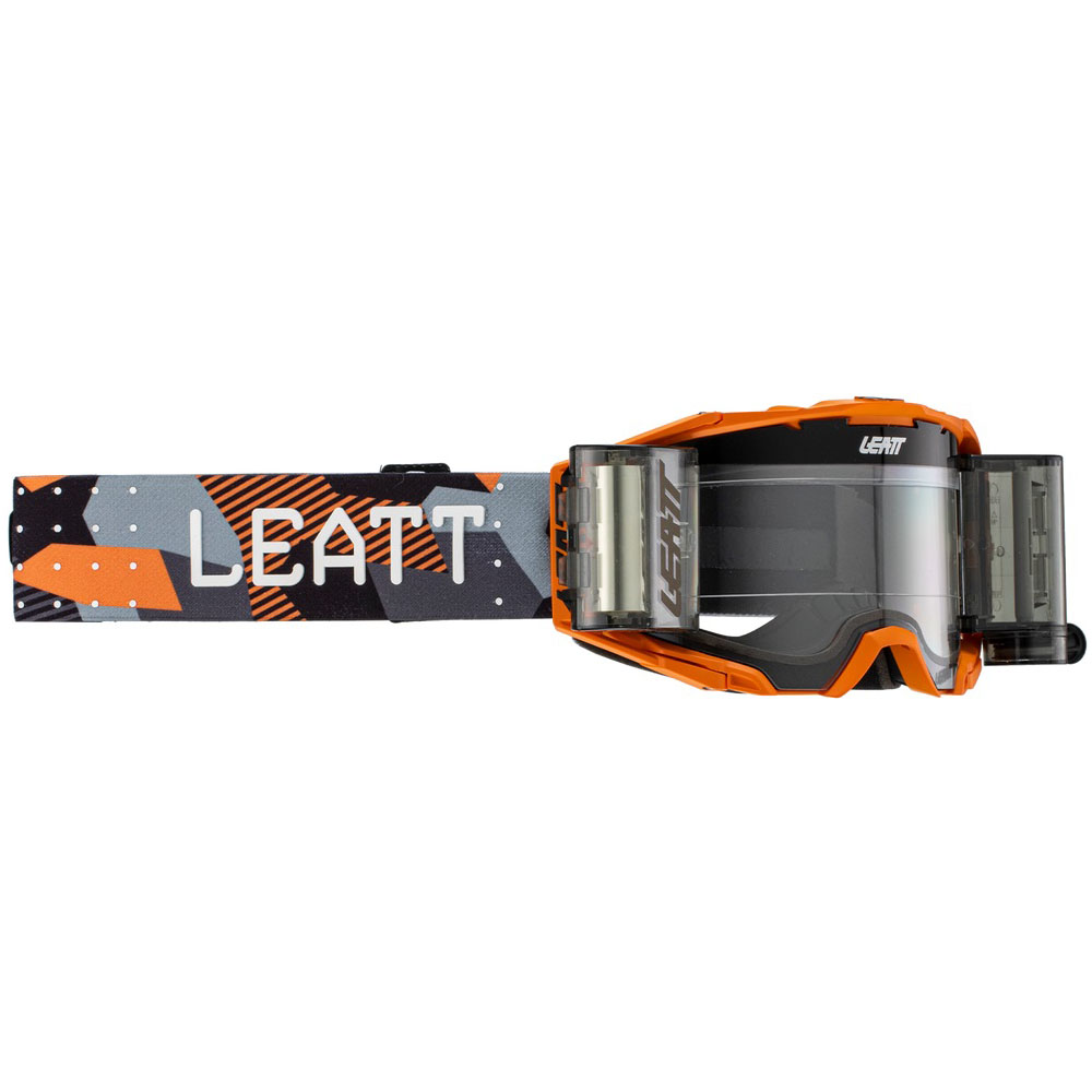 Leatt Velocity 6.5 Roll-Off Orange (2024) очки для мотокросса и эндуро с системой грязеочистки