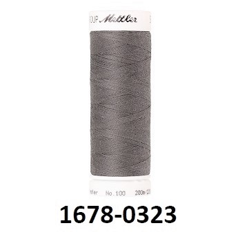 Швейная нить универсальная Mettler SERALON  200 метров (1678) / серые и черные оттенки