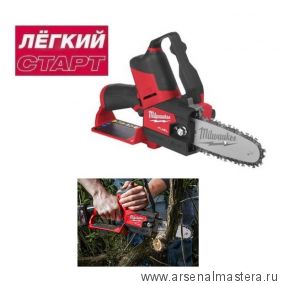 Легкий старт: Аккумуляторная цепная садовая пила Milwaukee M12 FHS-0 FUEL 4933472211