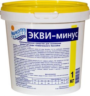 Средство для бассейна Маркопул Экви-минус (гранулы) 1 кг (понижение PH воды)