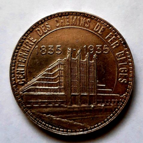 50 франков 1935 Бельгия Редкость AUNC