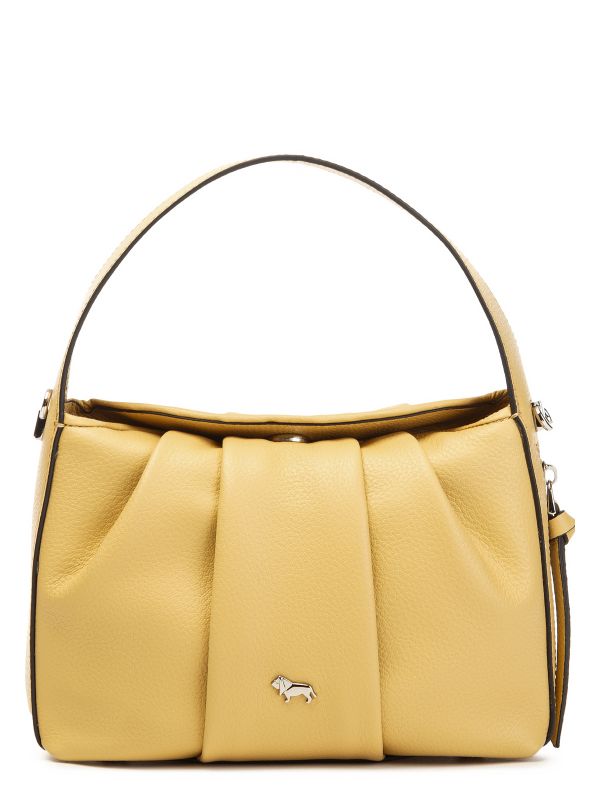 Желтая кожаная женская сумка LABBRA L-220404  yellow