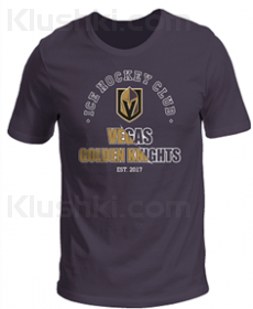Футболка "Vegas Golden Knights" (Classic) печать, т-серая