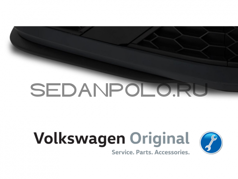 Спойлер бампера правый Volkswagen Polo GT