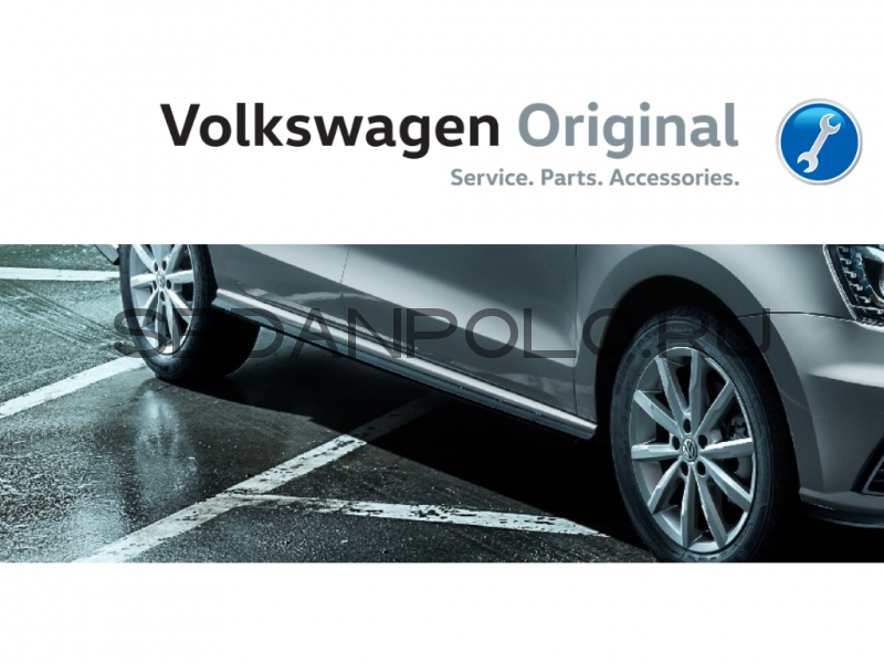 Накладка порога правая Volkswagen Polo GT