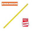 ХИТ! Метрическая - дюймовая разметочная линейка 1 м желтая Savage Алюминий Swanson AE140