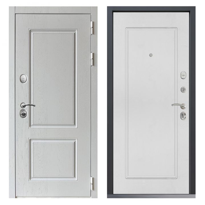 Входная дверь  Command Doors Шале Вайт  38.02 Белый матовый металлическая