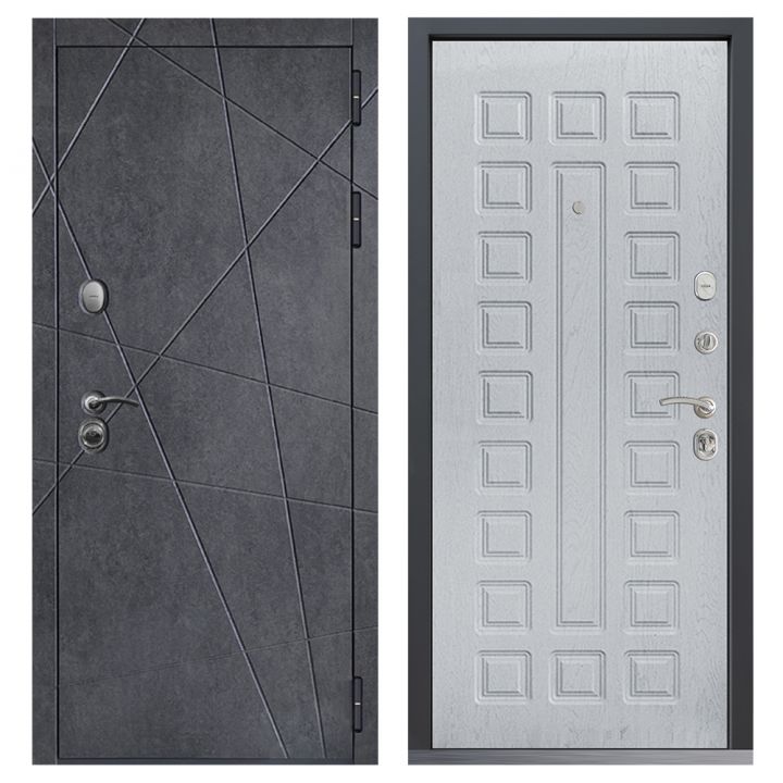 Входная дверь Command Doors Геометрия 01 Альберо браш