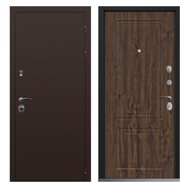 Входная дверь  Command Doors Браун 61 Темный дуб металлическая