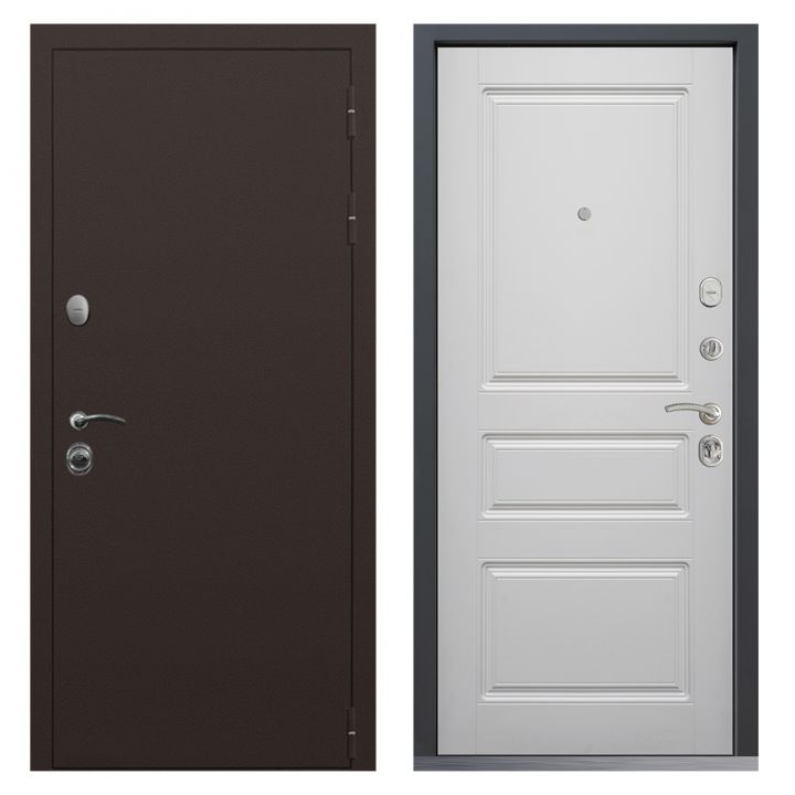 Входная дверь  Command Doors Патриот 02 Белый матовый металлическая