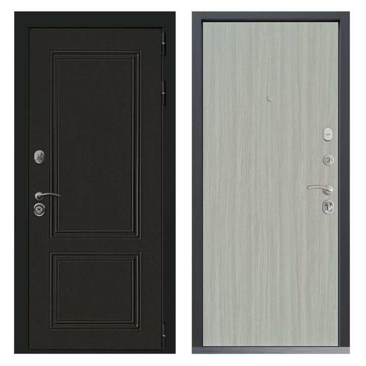 Входная дверь  Command Doors Гранд (GRAND)  00 Белая лиственница металлическая