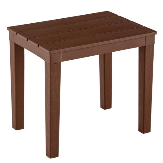 ЭЛСШП-001-6 Столик для шезлонга Прованс (450х450х380мм) Цвет Какао