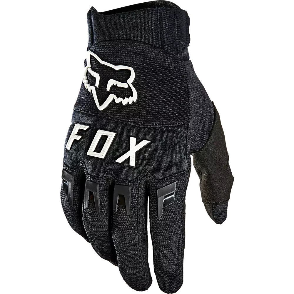 Fox Dirtpaw Black/White перчатки для мотокросса