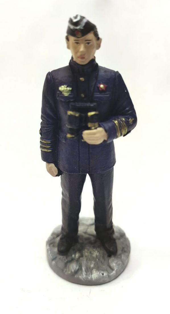 Фигурка Капитан 3-го ранга, подводный состав ВМФ,1942-1943гг. Олово