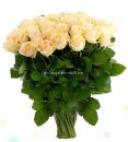 Букет из кремовых роз (Россия 50, 60, 70 см)