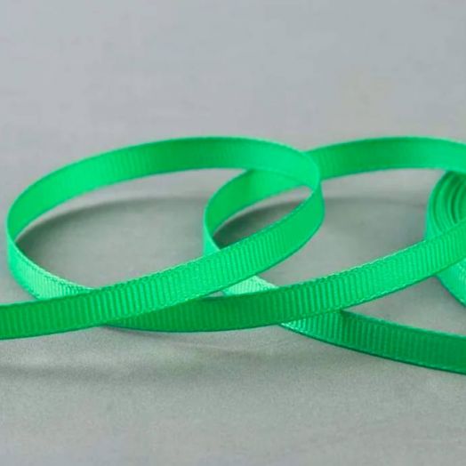 Лента репсовая IDEAL цвет 021 ярко-зеленый. Разной ширины (ЛР.IDEAL-021)
