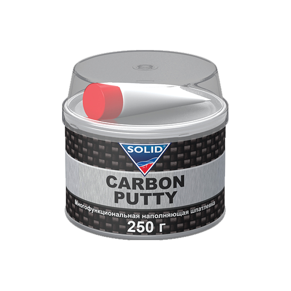 Solid PROFESSIONAL LINE CARBON PUTTY Наполнитель шпатлевка, с карбоновой нитью 250гр