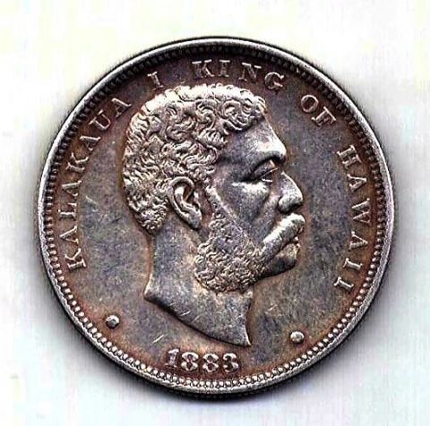 1 доллар 1883 Гавайи США AUNC