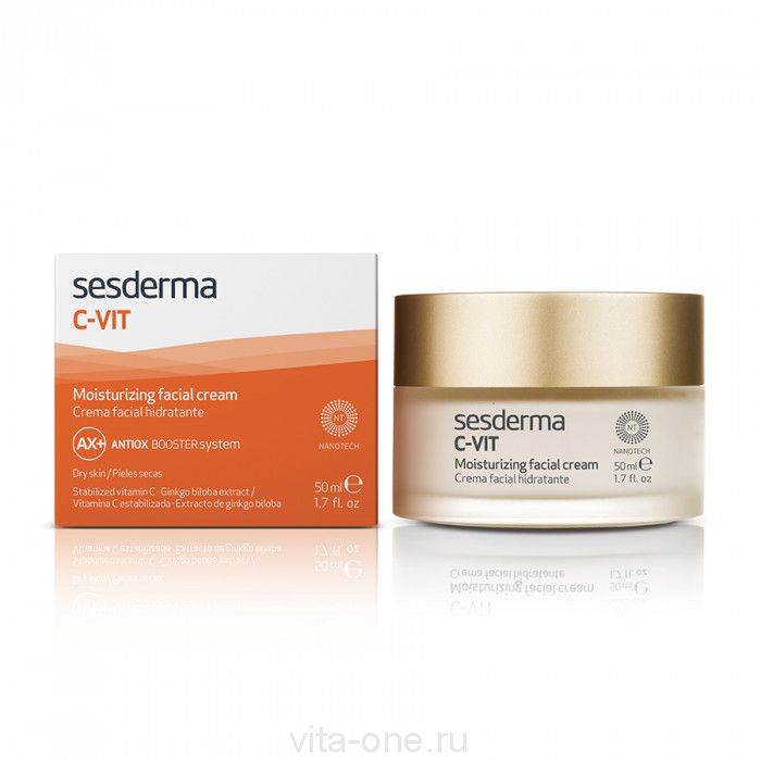 C-VIT Moisturizing facial cream – Крем увлажняющий для лица Sesderma (Сесдерма) 50 мл