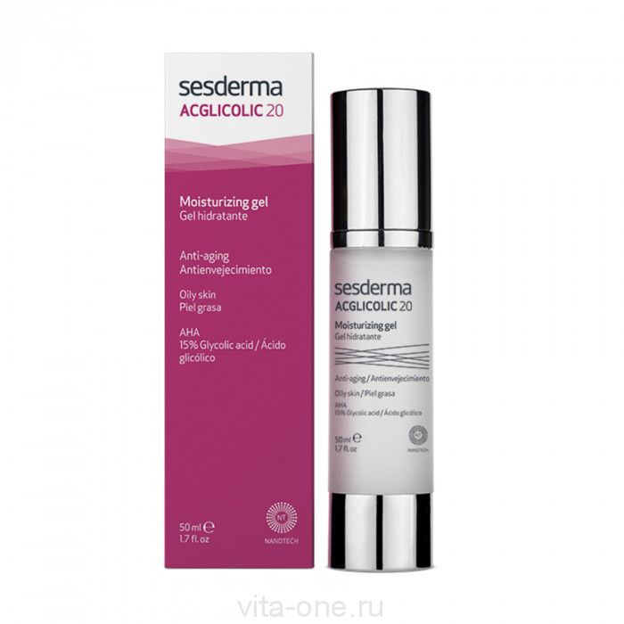 ACGLICOLIC 20 Moisturizing gel – Гель увлажняющий с гликолевой кислотой Sesderma (Сесдерма) 50 мл