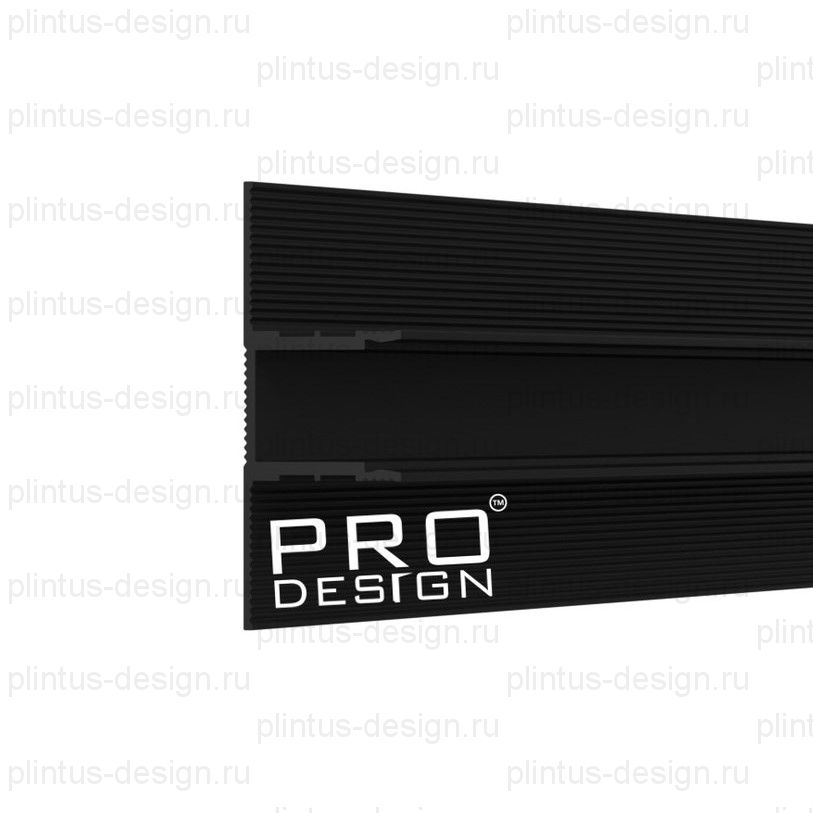Pro Design 534 декоративный стеновой профиль чёрный