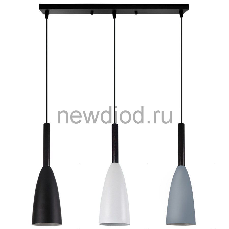 Светильник подвес Scandi 1217-3S 3 лампы E27 плафон-100мм/база-500мм Oreol